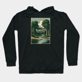 Tongass National Forest Vintage Poster Hoodie